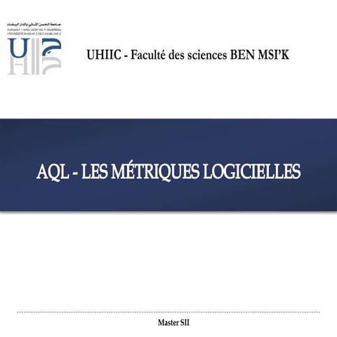 Aql métriques logicielles