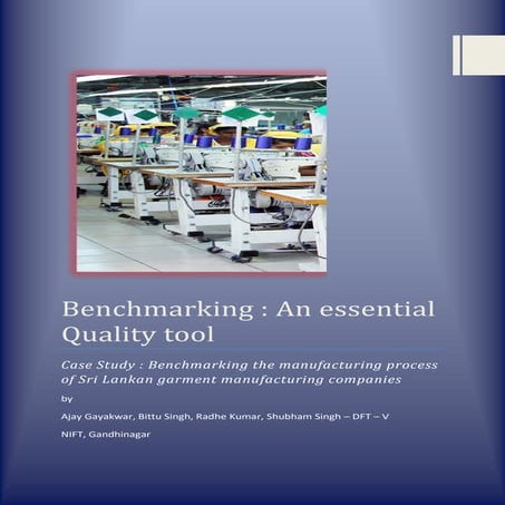 Benchmarking : An essential Quality tool