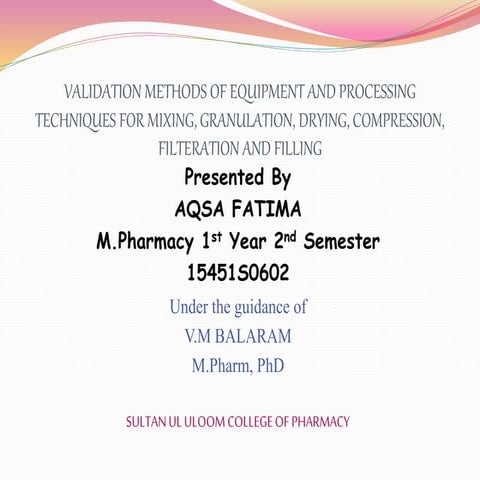 solid tablet validation