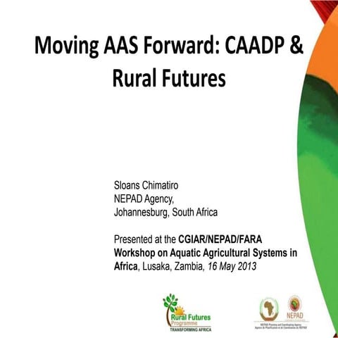 Moving AAS Forward: CAADP & Rural Futures