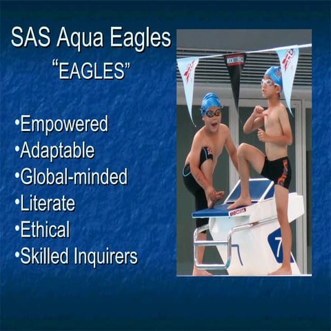 Aqua Eagles Presentation August 25th 2014 