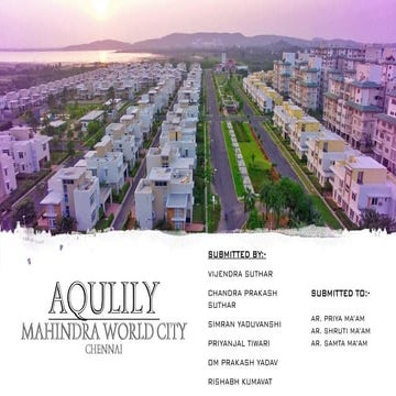 Aqualily mahindra world city, Chennai 