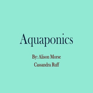 Aquaponics