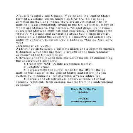 A quarter century ago Canada, Mexico and the United States formed a .docx