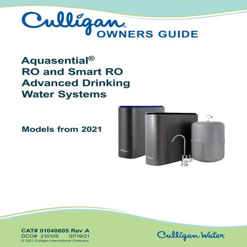 Aquasential Reverse Osmosis | PDF