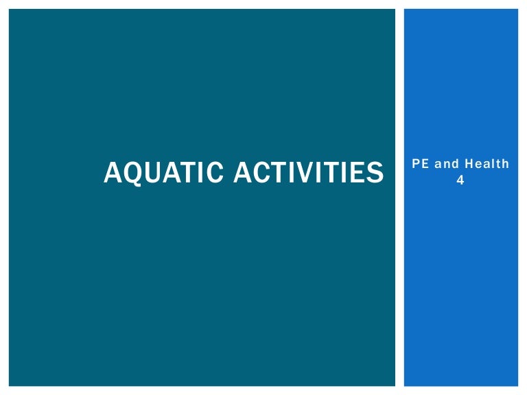 Aquatic activities