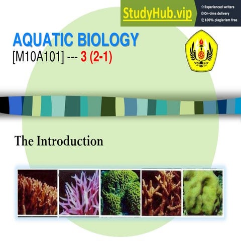 AQUATIC BIOLOGY