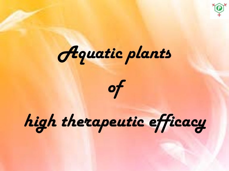 Aquatic plants