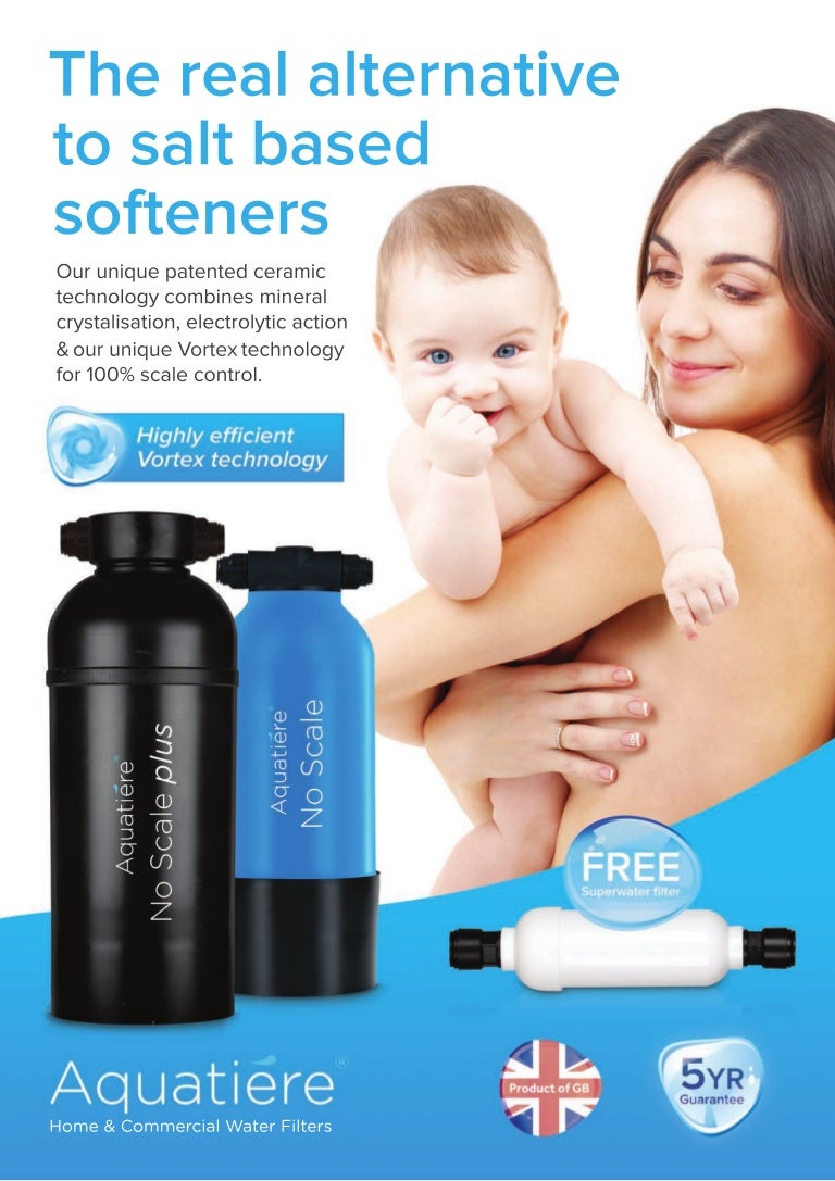 Aquatiere water softeners brochure 2013