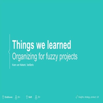 Good-to-Great with AQUENT presentation - Koen van Niekerk