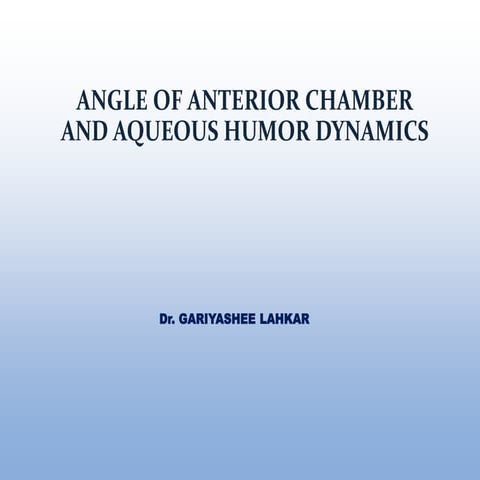 Aqueous Humor Dynamics.pptx