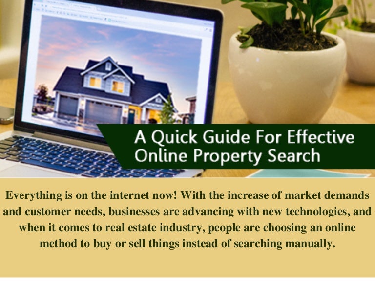 A Quick Guide For Effective Online Property Search