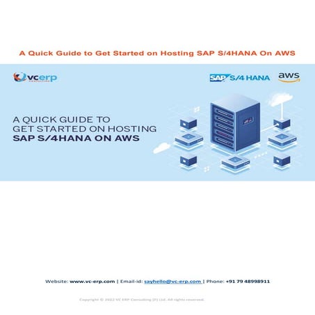 A Quick Guide to Get Started on Hosting SAP S4HANA On AWS.pdf