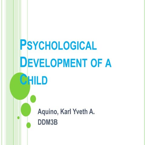 Aquino   psychological development of child