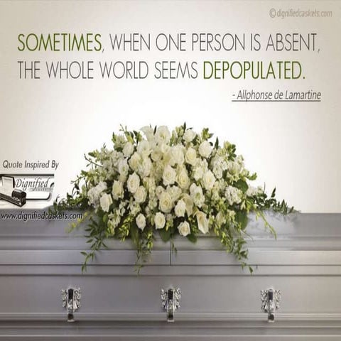 A quotographics by dignified caskets
