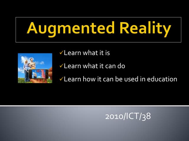 Augmented Reality -A quick surface view