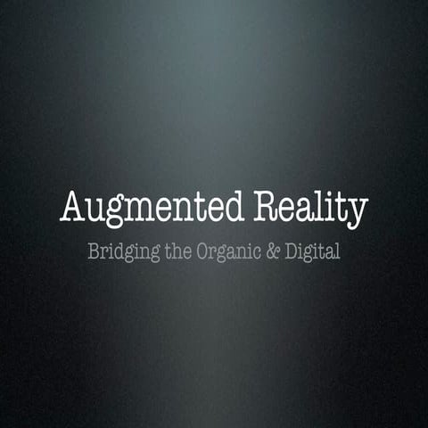 Augmented Reality - A Marketer's Perspective