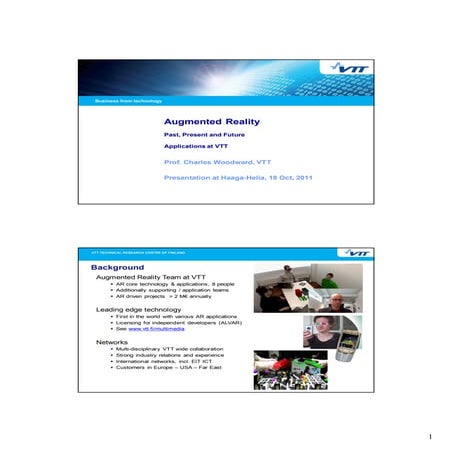 Augmented Reality possibilities