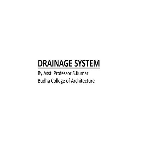 Drainage system Ar 308 unit-3