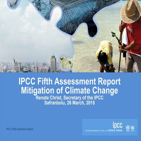 IPCC Fifth Assessment Report: Mitigation of Climate Change