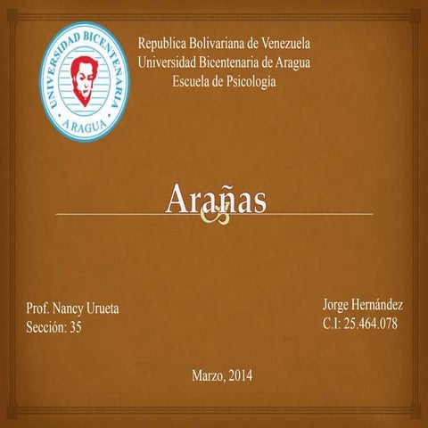 Arañas