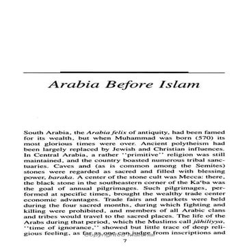 Arab before-islam | PDF