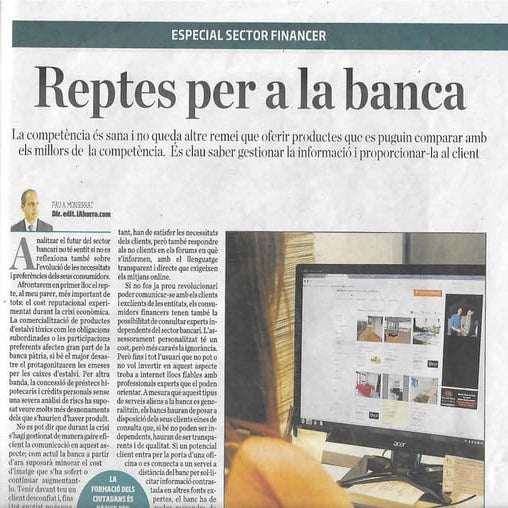 Ara Balears: reptes de la banca