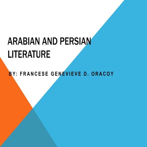 Arabian literature