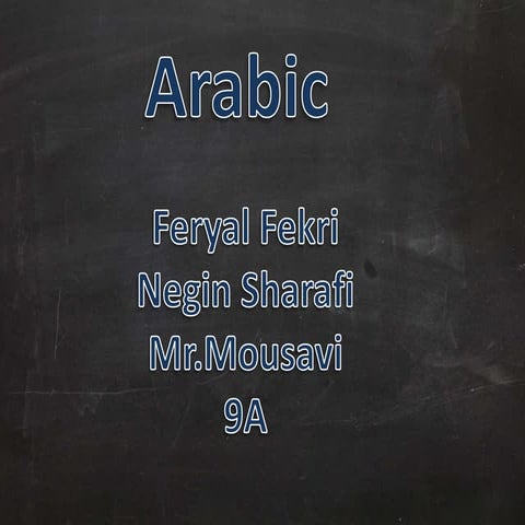 Arabic for beginners 