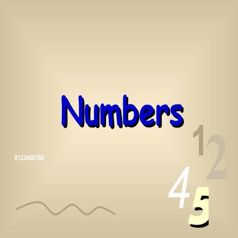 Arabic Numbers