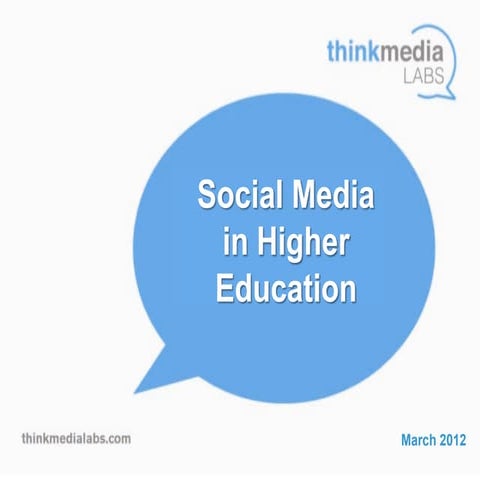 Social Media and Higher Education in the Middle East