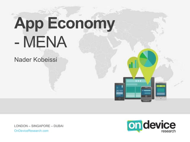 Insights into the App Economy in MENA