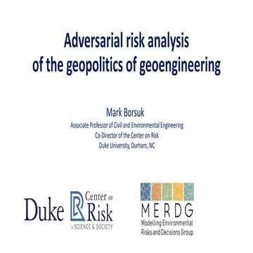 2019 Fall Series: Special Guest Lecture - Adversarial Risk Analysis of the Ge...