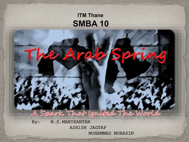 Presentation on ARAB SPRING