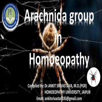 Arachnida ppt