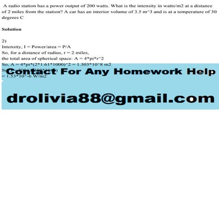 A radio station has a power output of 200 watts. What is the intensit.pdf