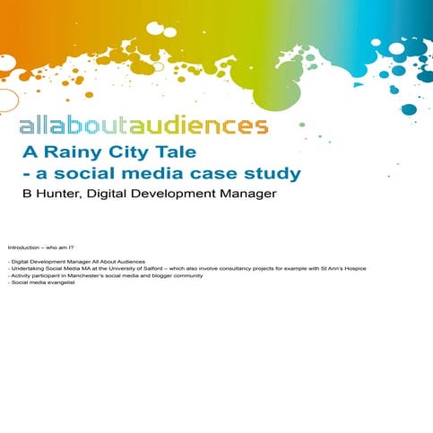 A Rainy City Tale - A Social Media Case Study