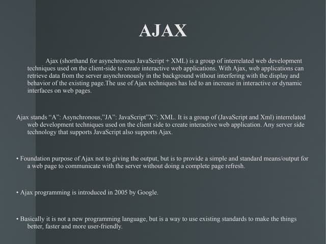 AJAX