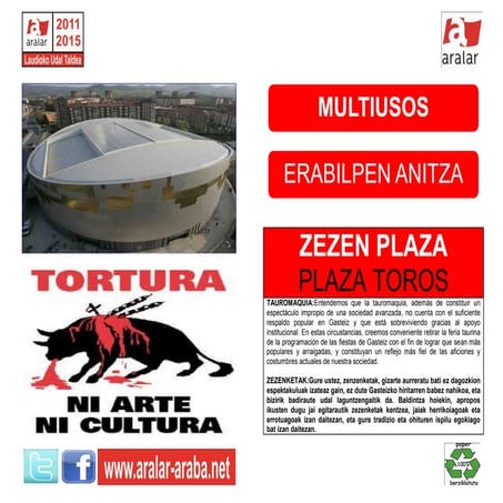 Aralar Gasteiz - Zezen Plaza