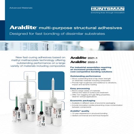 Araldite® multi-purpose structural adhesives - Flyer