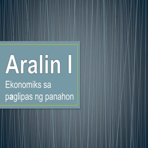 Aralin 1 AP 10