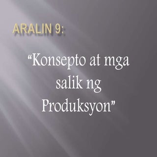 Aralin 9 AP 10