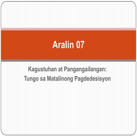 Aralin 07
