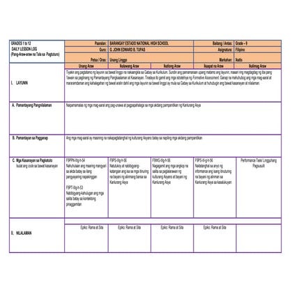 ikatlong markahan aralin unang aralin sa ikatlong markahan