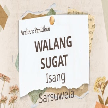 ARALIN 1- PANITIKAN- WALANG SUGAT.pptx GRADE 8