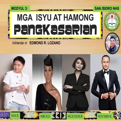 Aralin 1 Mga Isyu at Hamong Pangkasarian