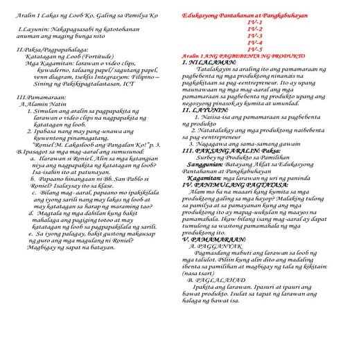 Aralin 1 lakas ng loob ko   copy