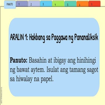 ARALIN 1 Hakbang sa Pananaliksik QUIZ.pptx