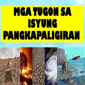 Aralin 2- MGA TUGON SA ISYUNG PANGKAPALIGIRAN.pptx
