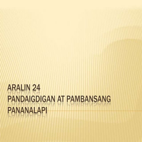 Aralin 24